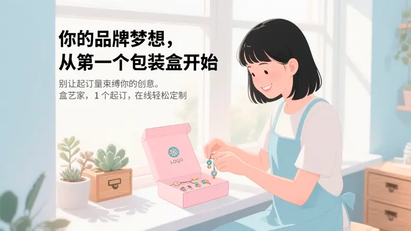 盒艺家定制的精美品牌包装盒展示